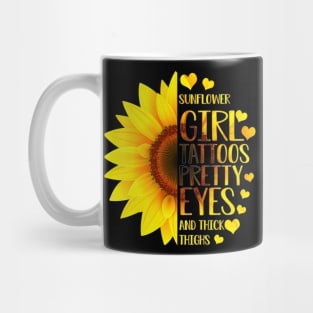 Tattoos Girl Pretty Eyes Mug